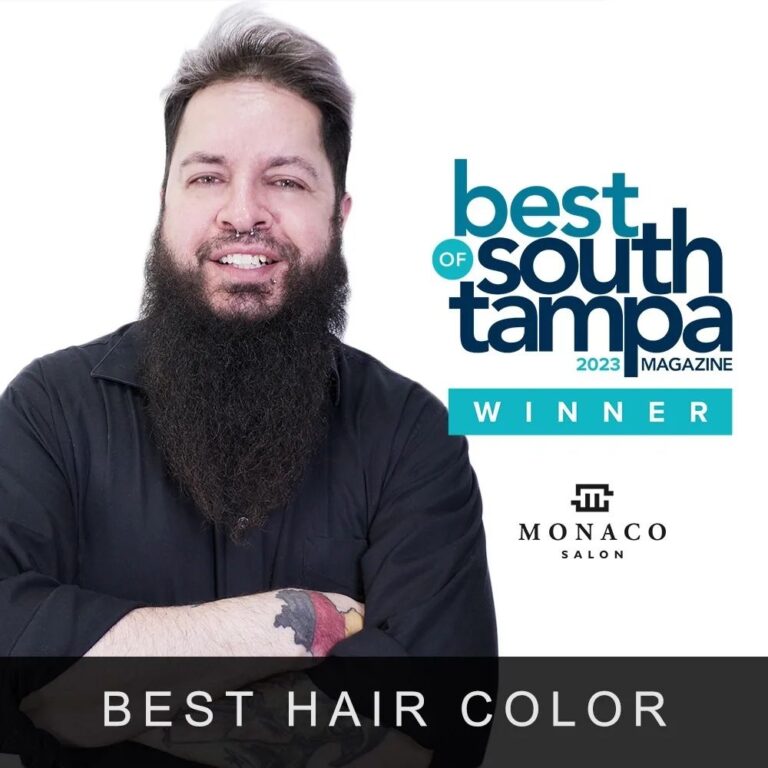 best hair stylist dillon K Artistic Director Monaco Salon Tampa