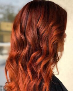 Pumpkin Spice Hair Color