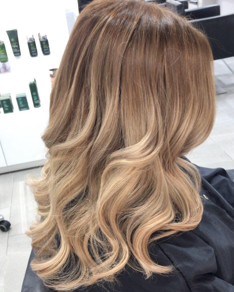 blonde balayage monaco tampa